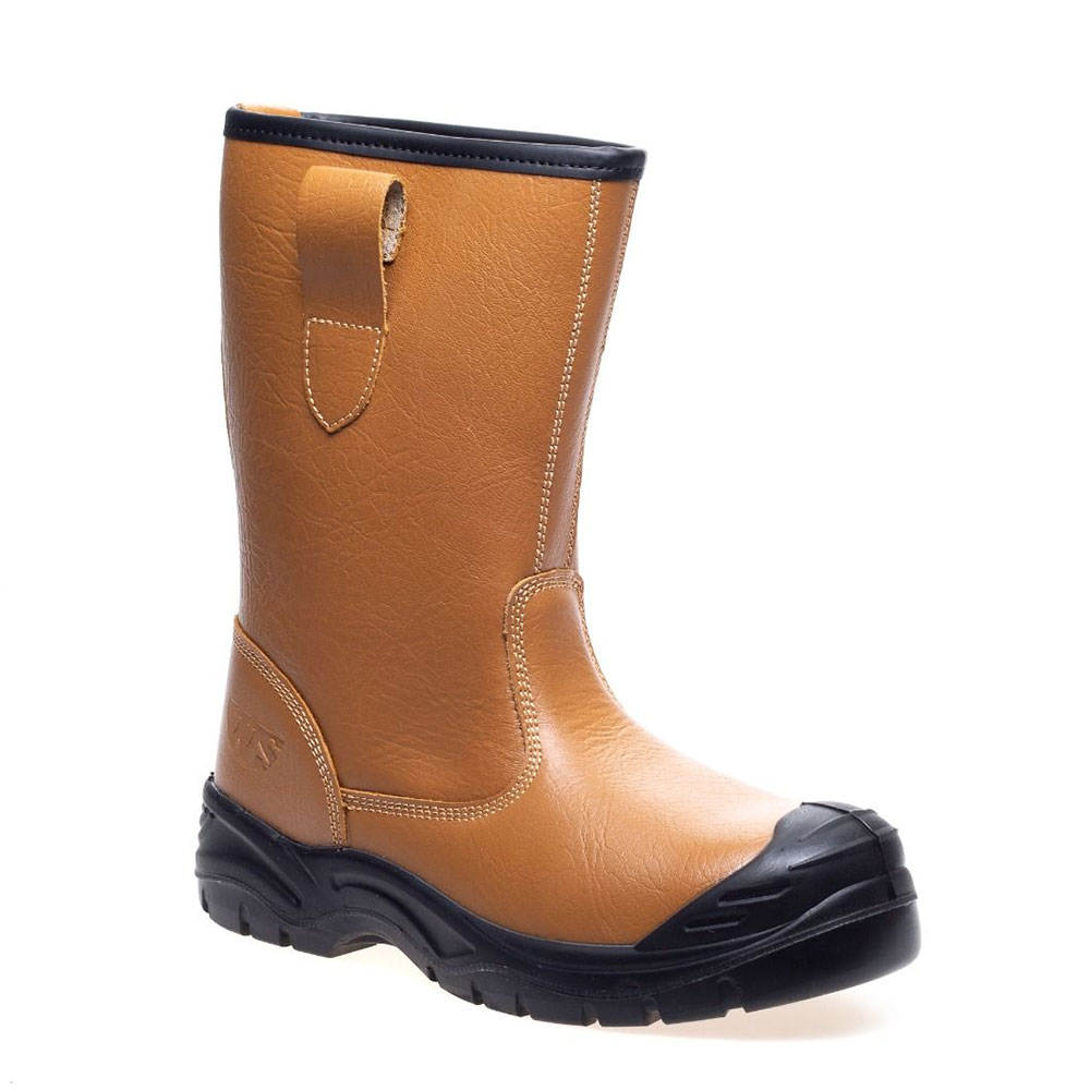 Industrial Footwear Fur Lined Safety Rigger Boot (Tan)