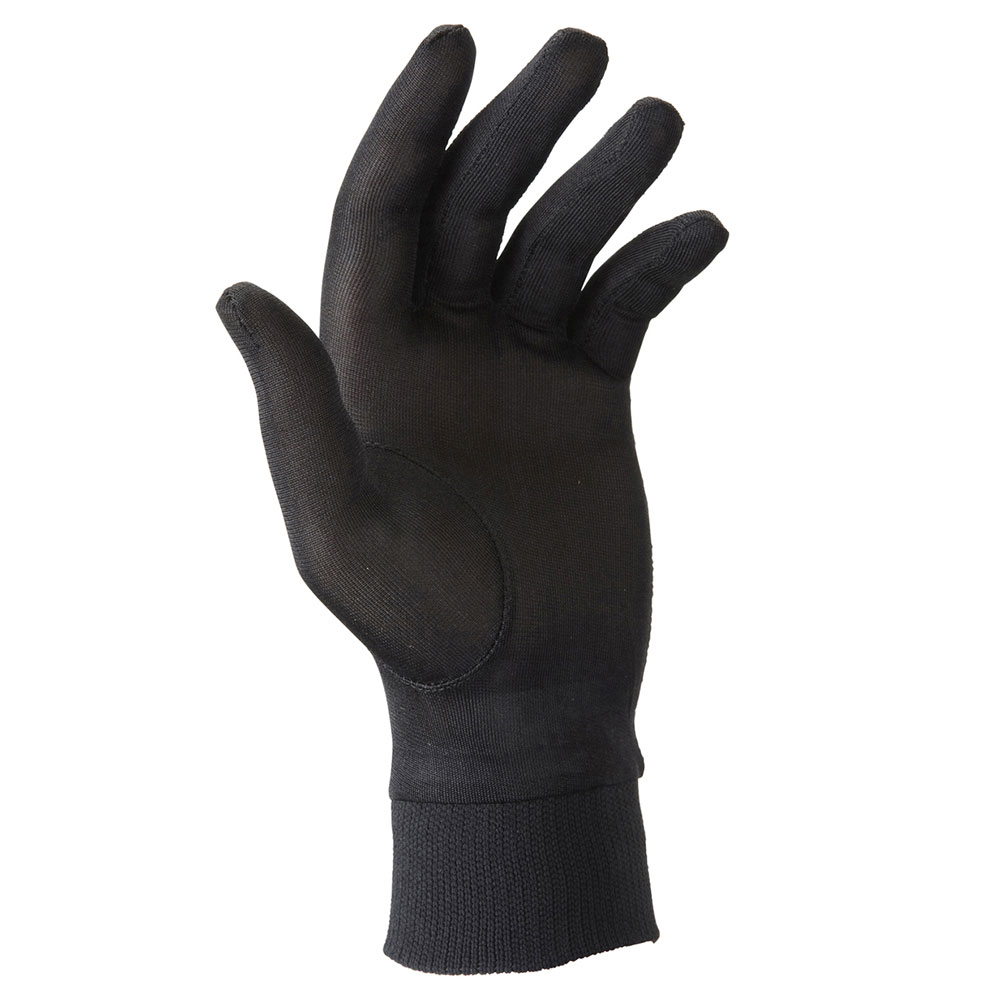 Steiner 140gsm Silk Liner Gloves (Black)