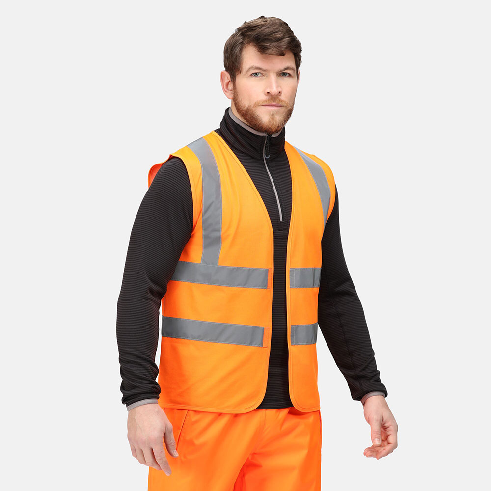 Regatta Professional Mens Hi Vis Vest (Orange)