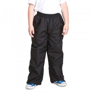 Trespass Kids Echo Waterproof Trousers (Black) - Model Front