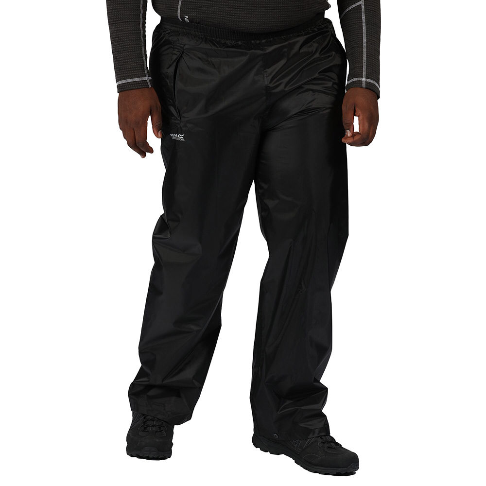 Regatta Mens Stormbreak Waterproof Overtrousers (Black)