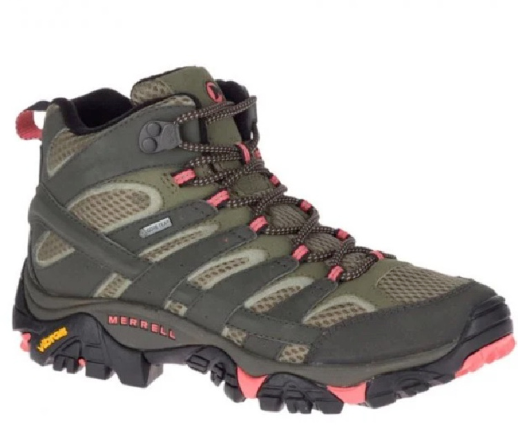 Merrell Women’s Moab 2 Mid GORE-TEX Hiking Boots
The Merrell Women’s Moab 2 Mid GORE-TEX Hiking Boots are one of our bestsellers – and for good reason. These hiking boots are waterproof and breathable, thanks to their GORE-TEX membrane technology. They also offer outstanding comfort, perfect for long-duration walking. The contoured footbed allows optimum support to the arch of your foot, with ankle support to ensure further stability. An air cushion is also built in to absorb any shocks, so you can tackle hardy terrain.
Key features include:

GORE-TEX® waterproof membrane technology.
Synthetic leather and mesh upper.
Rubber toe cap and air-cushioned heel.
Contoured arch support.

Shop Merrell Women’s Moab 2 Mid GORE-TEX Hiking Boots
 
 
 
