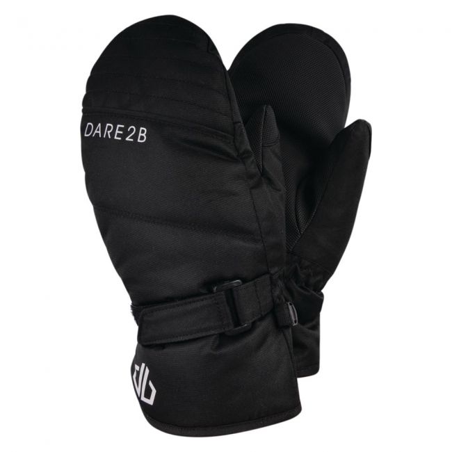 Dare 2b Kids’ Insulated Roaring Mitt
Insulated, waterproof and with a grippy palm, these gloves tick the boxes for keeping little hands snug in all weather conditions. Finished with elasticated wrists and adjustable cuffs for the perfect fit.
A polyester outer has been treated with a water-repellent finish whilst internally a waterproof insert blocks any sudden shower, sleet or snow. Internally, high-loft polyester insulation creates and retains heat, keeping hands chill-free.
