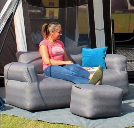 Inflatable camping seating
Want some true comfort in your tent? For a much more homely feel and appearance, inflatable camping furniture is just what you need. Just as luxurious and supportive as regular furnishings, these incredible seating accessories allow you to sit back and relax. The seats inflate from a single inflation point for maximum convenience.
Explore our camping furniture now
 
