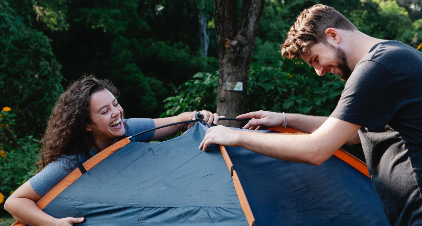Double sleeping bags are the perfect solution for couples who are looking to snuggle up after a hard day’s hiking and experience the great outdoors, quite literally, side by side.
