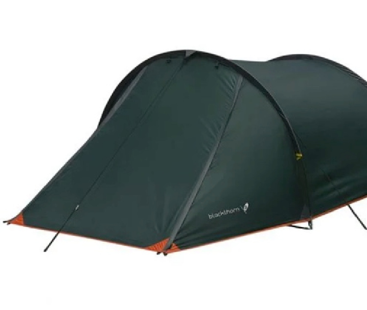 Highlander Blackthorn 2 Man Tent
The Blackthorn 2 Man Tent is the ideal outdoor accommodation if travelling light is your main priority. 
This ultra-lightweight tent only weighs 3KG, and it’s fully waterproof. Other useful features include a breathable outer fabric and PU coating. 
The pitching poles are made out of fibreglass, so you can be assured that you’ll have durable and reliable shelter on your trip. The tent also features a bug net and a porch area to the front of the tent, ideal for a small seating area or as a place to store belongings.
 
 

 
