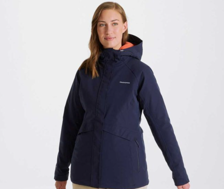 Craghoppers Womens Caldbeck Thermic Waterproof Jacket
The Craghoppers Caldbeck Thermic Jacket for women will provide unparalleled comfort and protection, constructed to ensure the wearer remains dry, warm and shielded from the elements no matter what.
This trendy jacket features advanced AquaDry Membrane Stretch outer fabric, providing you with the security and flexibility you require to take on any adventure that comes your way. Not only that, but it’s also quick-drying and features Thermo Air+ technology, specially designed to trap and retain body heat throughout challenging weather conditions.
 
