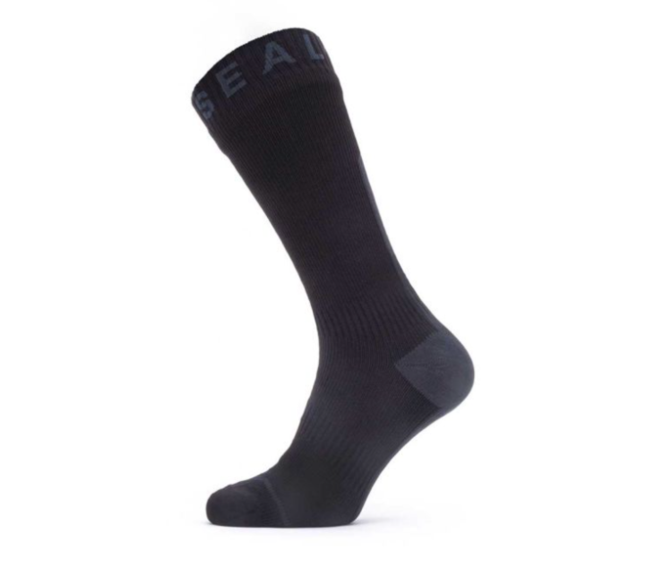 Sealskinz Waterproof All Weather Mid Length Socks with Hydrostop
Introducing the Sealskinz Waterproof All Weather Mid Length Socks with Hydrostop – perfect for cycling, walking, hiking, running and everything in between!
Never underestimate the importance of a decent pair of socks when exploring the outdoors, as doing so can leave you with persistent discomfort and injuries to your feet. 
When you’re wearing these waterproof socks by Sealskinz, you can rest assured that your feet will stay dry and protected for the full duration of your adventure. You’ll also benefit from an ultra-comfortable fit, thanks to being made from premium merino wool.   
