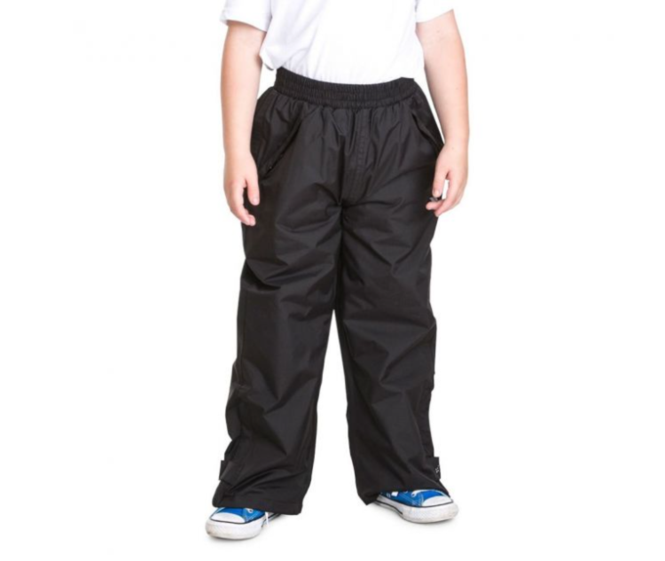 Trespass Kids Echo Waterproof Trousers
Ensure your child is shielded from the elements with the Trespass Kids Echo Waterproof Trousers. 
Perfect for moments when you’re caught in heavy downpours, these performance-enhancing trousers for kids will provide unbeatable waterproof protection, as well as further protection against windy conditions. 
In addition to the above, these waterproof trousers by Trespass are certain to deliver exceptional comfort to your little one, thanks to the fully elasticated waist and relaxed regular fit. They’ll also be able to store away any personal belongings within the secure two zip pockets, located at the top of the trousers. 
