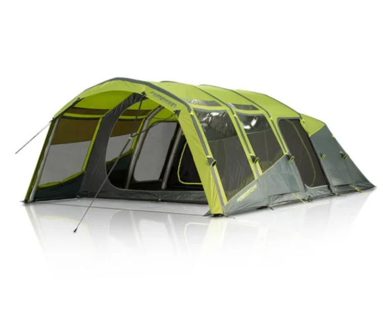 Are inflatable tents reliable?
We’re not talking about some cheap novelty tent here. Air tents are created to an incredibly high standard and are no less reliable than their poled alternatives.
Regular tents can withstand a fair bit of battering but they will get damaged if not cared for, and the same goes for inflatable tents.
You may be wondering about potential punctures, and you can rest assured that they are incredibly rare. As with all tents, just be mindful of any particular sharp objects and ensure you pitch the tent on a level surface, clearing away rocks and any other nasties.
