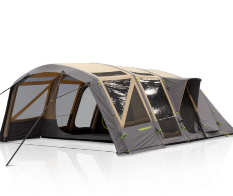 Zempire Pro TXL TC V2 Air Tent
New for this season, the Zempire Pro TXL TC V2 air tent is an excellent example of top quality design and performance. Using inner zipped liners, the bedroom can be split from one to four pods to keep up with the demands of privacy from a growing family. Plus, the spacious internal living area of this family tent provides enough space for everyone to relax and spend time together.
Key features:

A single inflation point allows you to set up this family tent in minutes without sacrificing stability.
The breathable polycotton blend fabric allows air to circulate to prevent condensation whilst adjusting the internal temperature accordingly to the season.
Zip-on external attachments make customising your family tent a breeze. 

