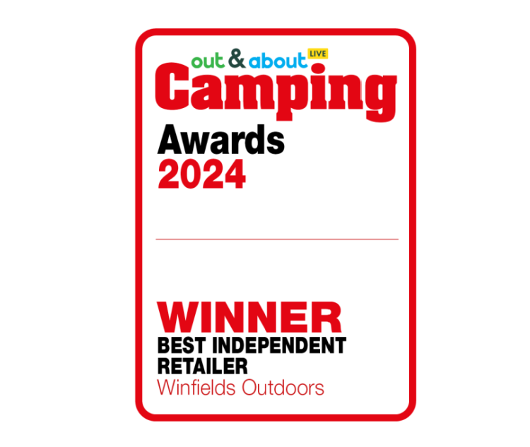 Winfields: Camping Retailer of the Year 2024
At Winfields Outdoors, we’ve always prided ourselves on offering a fantastic range of tents, outdoor clothing and camping essentials – basically anything to get you up and enjoying the great outdoors.
This award means a lot to us, because it’s confirmation that we’re on the right track, and recognition that all of our hard work to become a top tier camping equipment retailer is paying off.
